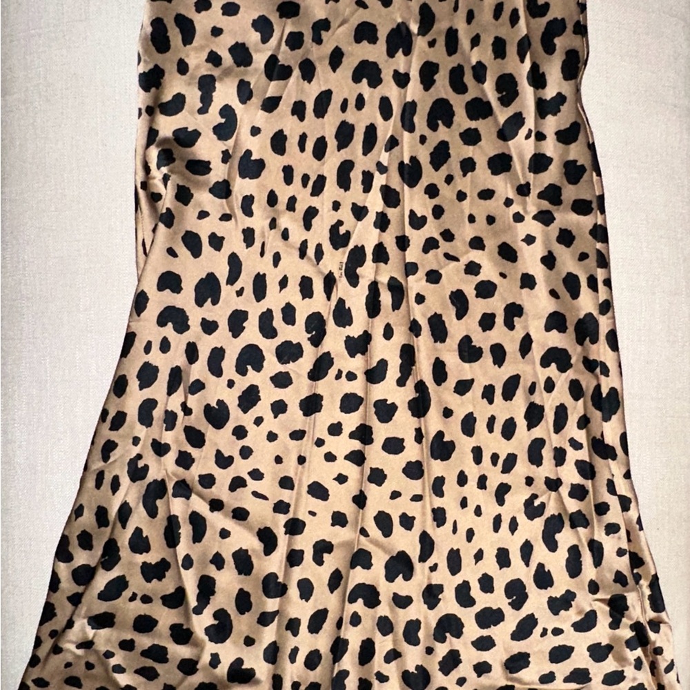 Realisation Par Black and Tan A-Line Skirt